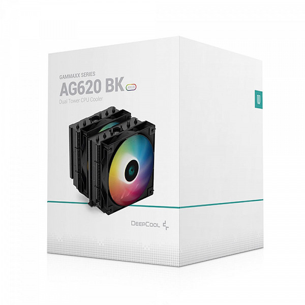 Cooler Para Processador DeepCool Gammaxx AG620 BK, ARGB, 120mm, Intel-AMD, Black, R-AG620-BKANMN-G-2