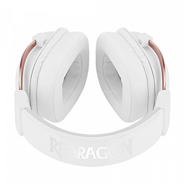 Headset Gamer Redragon Zeus 2, 7.1, Branco H510W