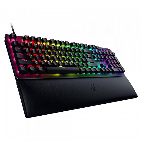 Teclado Gamer Razer Huntsman V2, Chroma RGB, Switch Óptico Razer, com Apoio de Pulso, Preto - RZ03-03930200-R3U1