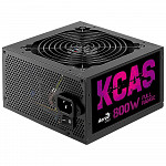 Fonte Aerocool ATX 800W, 80 Plus Bronze, não-modular, PFC Ativo, bivolt automática, sem LED/RGB, com cabo KCAS-800W