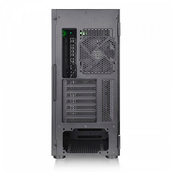 Gabinete Gamer Thermaltake H590 TG ARGB, Mid Tower, Vidro Temperado, Black, E-ATX, Sem Fonte, Com 2 Fans, CA-1X4-00M1WN-00