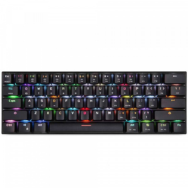 Teclado Mecânico Gamer Bluetooth Motospeed CK62 Switch Azul RGB