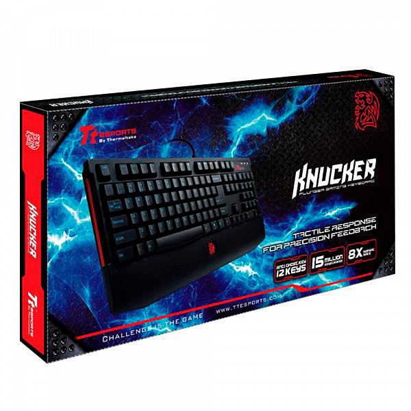 Teclado Gamer Thermaltake TT Sports Knucker USB - KB-KNK008PB