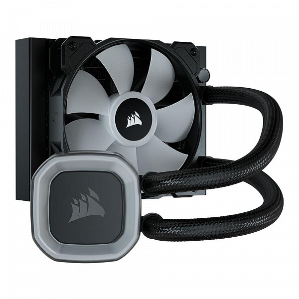 Water Cooler Corsair H55, RGB, 120mm, Radiator, Intel e AMD, Preto - CW-9060052-WW
