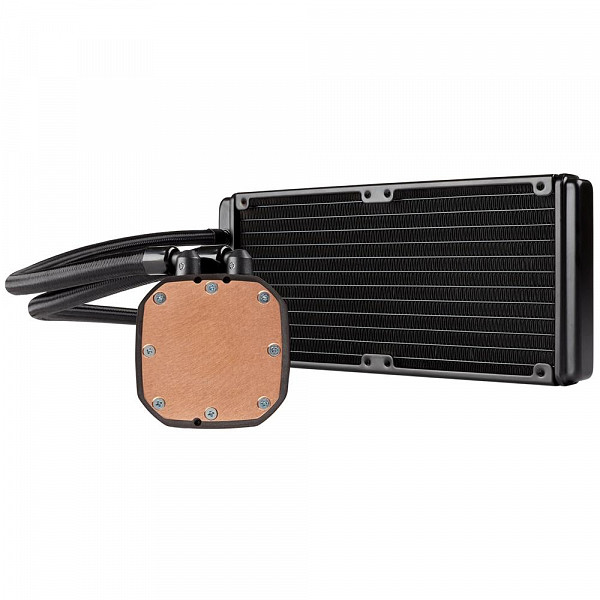 Water Cooler Corsair H100X Hydro Series, 120mm, LED Branco - CW-9060040-WW