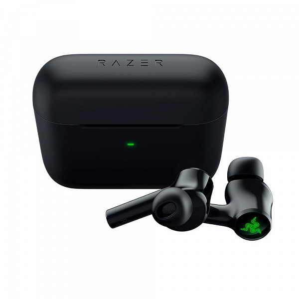 Fone de Ouvido Gamer Sem Fio Razer Hammerhead True Wireless 2021, Chroma RGB, Bluetooth, Resistente a Água, Preto - RZ12-03820100-R3U1
