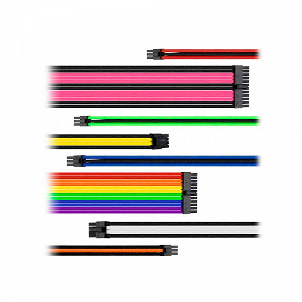 Cabo Mod Sleeved Rainbow 30cm Thermaltake AC-049-CN1NAN-A1*