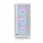Gabinete Gamer Thermaltake S200 TG ARGB Snow, Mid Tower, Vidro Temperado, ATX, White, Sem Fonte, Com 3 Fans, CA-1X2-00M6WN-00