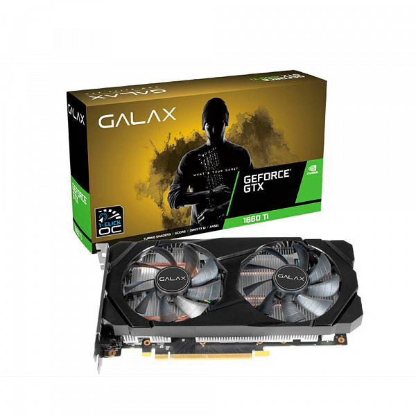 Placa de Vídeo Galax Geforce Gtx 1660Ti OC 6GB DDR6 60IRL7DSY91C