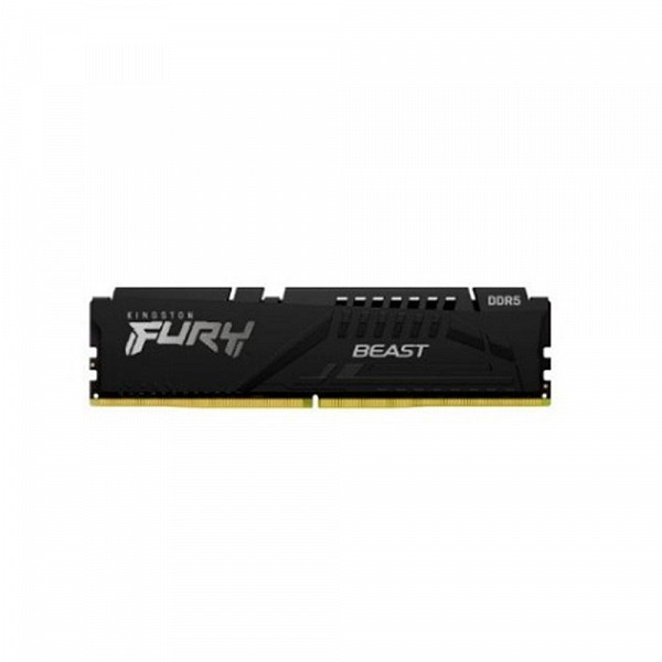 Memória Kingston Fury Beast, 8GB, 4800MHz, DDR5, Preto - KF548C38BB/8