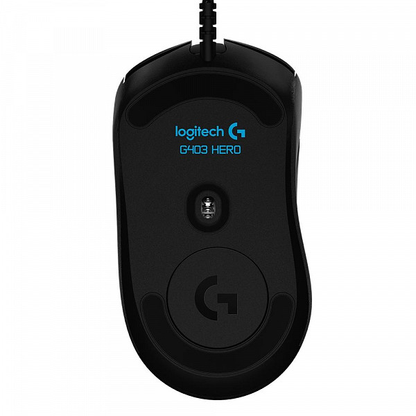 Mouse Gamer Logitech G403 Hero 16k, RGB Lightsync, 6 Botões, 16000 DPI - 910-005631