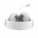 Headset Gamer Redragon Hylas Lunar White Drivers 50mm Controle de Volume RGB Branco USB + P2 Com Microfone - H260-W