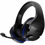 Headset Gamer Sem Fio HyperX Cloud Stinger Wireless PS4, Drivers 50mm, Preto e Azul - HX-HSCSW-BK