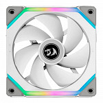 Kit Fan Com 3 Unidades Lian Li Uni Fan Redragon Spec Lunar, 120mm, ARGB, White, UF-SL120-3W SI