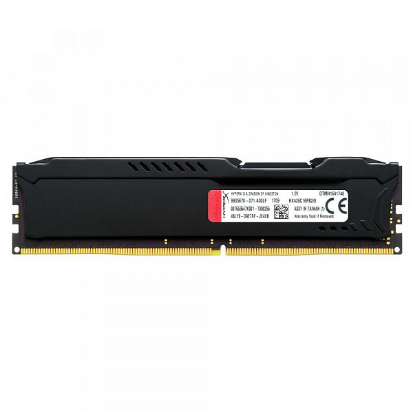Memória Kingston HyperX FURY 8GB 2666Mhz DDR4 CL16 Black - HX426C16FB2-8
