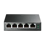 Switch Gigabit, Profissional 10/100/1000 C/ 5 Portas (sendo 4 Poe) - Tl-sg1005lp SMB