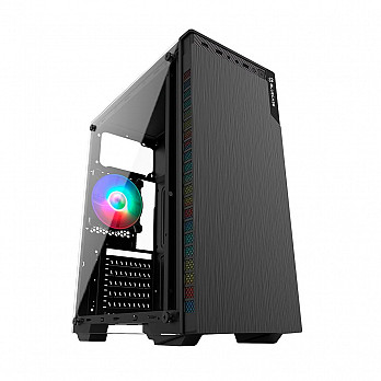 Gabinete Gamer Bluecase, Mid Tower, Lateral em Vidro - BG030GCASE