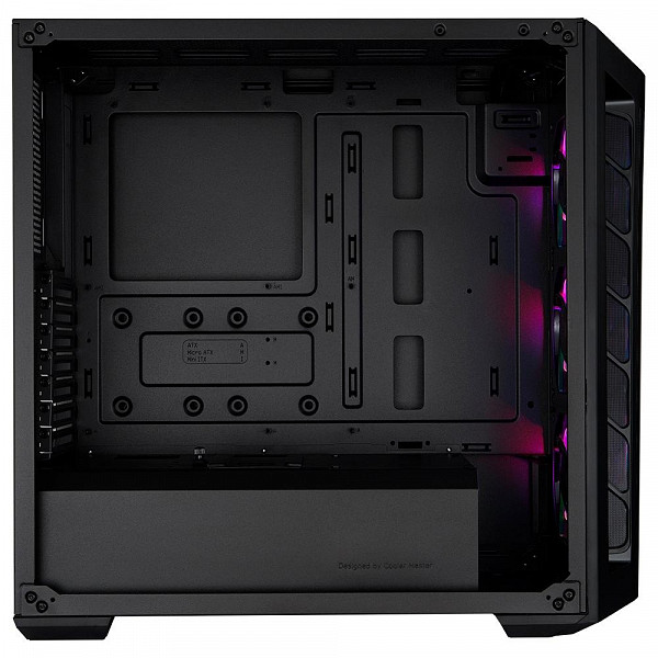 Gabinete Gamer Cooler Master MasterBox MB511, Mid Tower, 3x Fans ARGB Frontais, Lateral em Vidro Temperado, Preto - MCB-B511D-KGNN-RGA