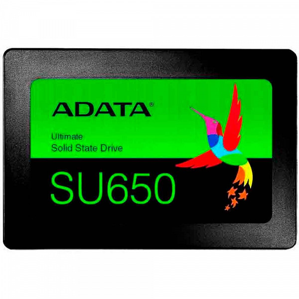 SSD Adata SU650, 120GB, Sata III, Leitura 520MBs e Gravação 450MBs, ASU650SS-120GT-R