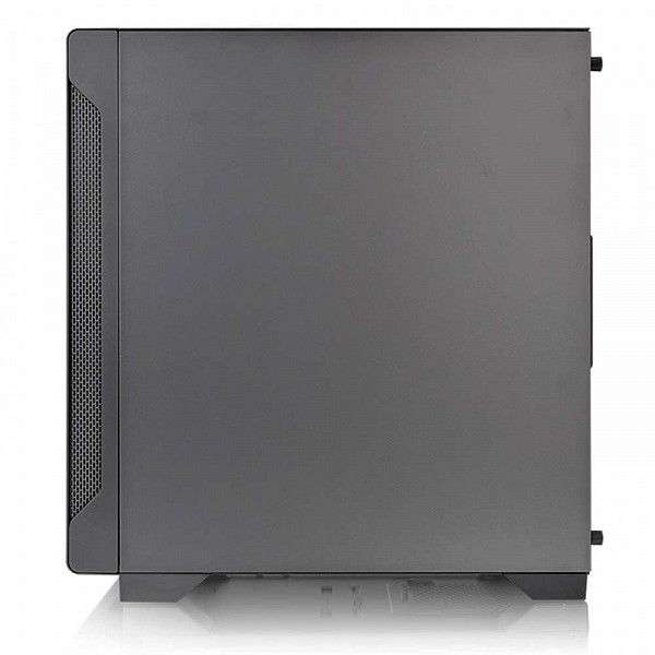 Gabinete Gamer ThermalTake S100, Mini Tower, Vidro Temperado, Black, ATX, Sem Fonte, Com 1 Fan, CA-1Q9-00S1WN-00