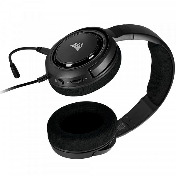 Headset Gamer Corsair HS35 Stereo, Drivers 50mm, Carbon - CA-9011195-NA