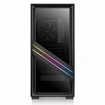 Gabinete Gamer Thermaltake Versa T35 TG RGB, Mid Tower, Vidro Temperado, Black, ATX, Sem Fonte, Com 1 Fan, CA-1R7-00M1WN-00