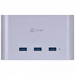 Dock Station Vinik, 1 Baia, 2.5´/3.5´, USB 3.0, Prata - DS-A30HB