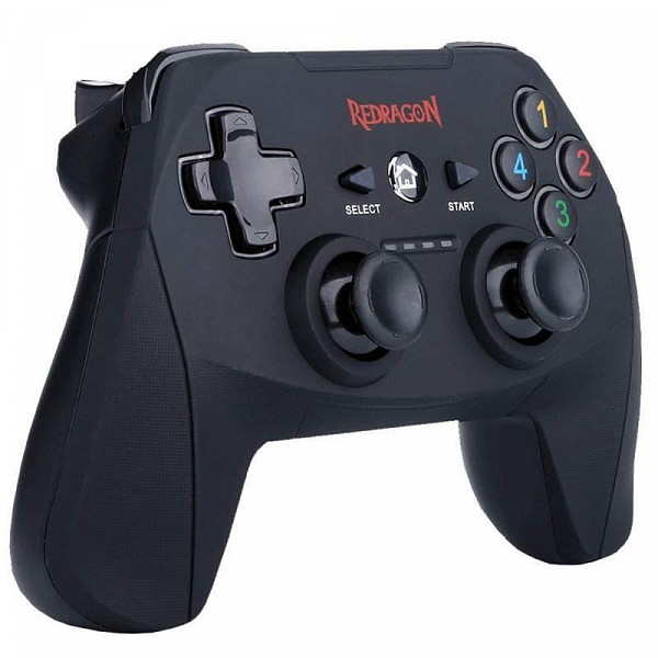 Controle Gamer Redragon Harrow, Sem Fio, USB 2,4Gz, PC/PS3, Preto, G808 V2
