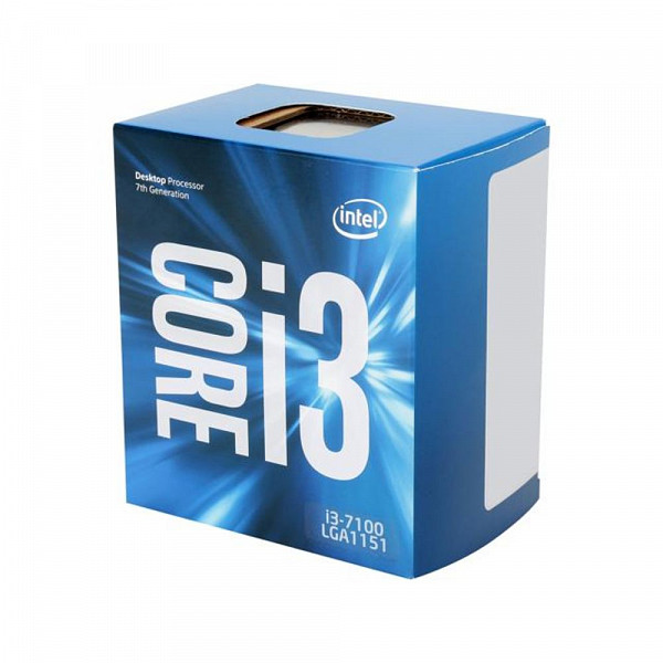 Processador Intel Core i3-7100 Kaby Lake 7a Geração, Cache 3MB 3,9GHz LGA 1151 Intel HD Graphics BX8 BX80677I37100