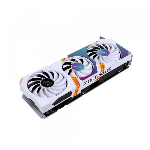 Placa de Vídeo Colorful iGame GeForce RTX 3060 Ultra, White, OC, LHR, 12GB L-V, GDDR6, DLSS, Ray Tracing