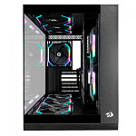 Gabinete Gamer Redragon Wideload Pro, Mid Tower, ATX, Lateral em Vidro Temperado, Preto - CA-604B-PRO