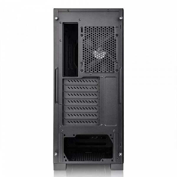Gabinete Gamer Thermaltake Versa T35 TG RGB, Mid Tower, Vidro Temperado, Black, ATX, Sem Fonte, Com 1 Fan, CA-1R7-00M1WN-00