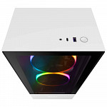 Gabinete Gamer NZXT H510 ELite, Mid Tower, Com 2 Fans, Vidro Temperado, White, S-Fonte, CA-H510E-W1