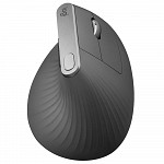 Mouse Logitech MX Vertical Sem Fio Recarregável Tecnologia Flow Unifying Cinza 4000DPI - 910-005447