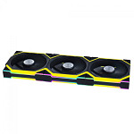 Kit Fan Com 3 Unidades Lian Li Uni Fan SL Wireless, Reverse Blade, ARGB, 120mm, Black, 12RSL1W3B