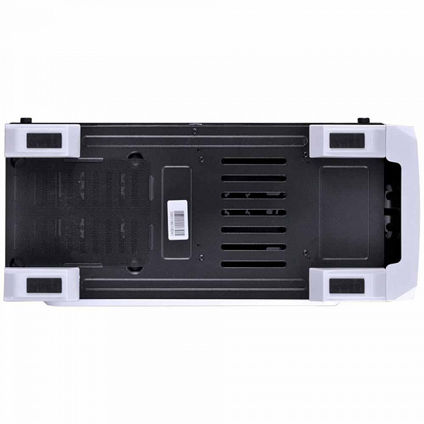 Gabinete Gamer PCYes Nova Branco com 1 Fan Led 7 Cores, Lateral em Acrílico - NOVBC7C1FCA