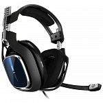 Headset ASTRO Gaming A40 TR + MixAmp Pro TR Gen 4 com Áudio Dolby - Compatível com PS4, PC, Mac - Preto/Azul - 939-001791