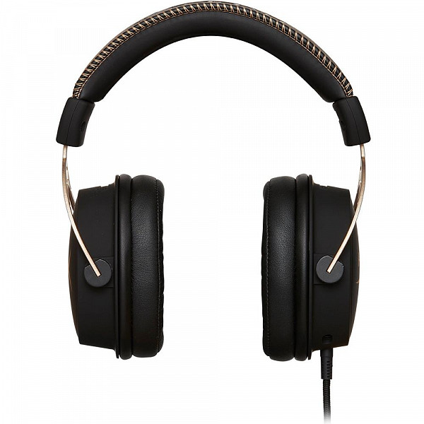 Headset Gamer HyperX Cloud Alpha Gold, Drivers 50mm, Preto e Dourado - HX-HSCA-GD/NAP