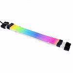 Cabo Extensor Sleeved Lian Li Strimer Plus V2 8 Pinos Preto Argb 8 Pinos - PW8-PV2 BLACK