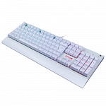 Teclado Mecânico Gamer Redragon Kala Lunar White K557W, RGB, Switch Blue, ABNT2