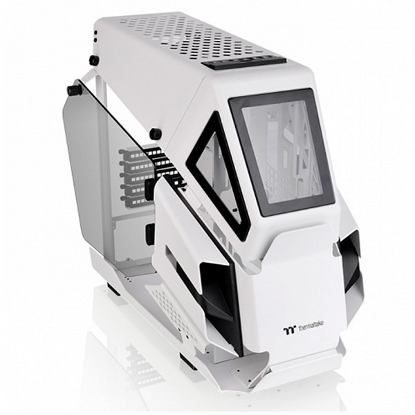 Gabinete Gamer Thermaltake AH T200 Snow, Vidro Temperado, White, Sem Fonte, CA-1R4-00S6WN-00