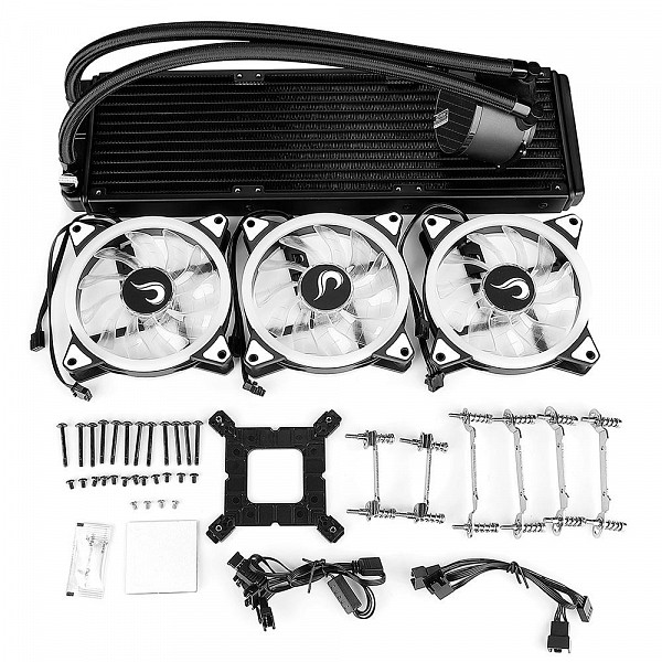 Water Cooler Rise Mode ARGB, 360mm, AMD/Intel, Preto - RM-WCB-07-ARGB