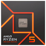 Processador AMD Ryzen 5 7600, 5.1GHz Max Turbo, Cache 38MB, AM5, 6 Núcleos, Vídeo Integrado - 100-100001015BOX