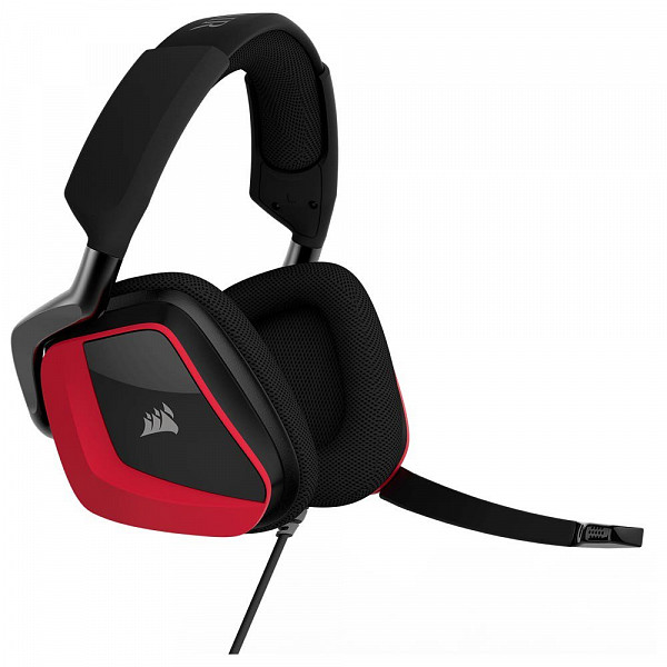 Headset Gamer Corsair USB Dolby 7.1 Preto e Vermelho Void Pro