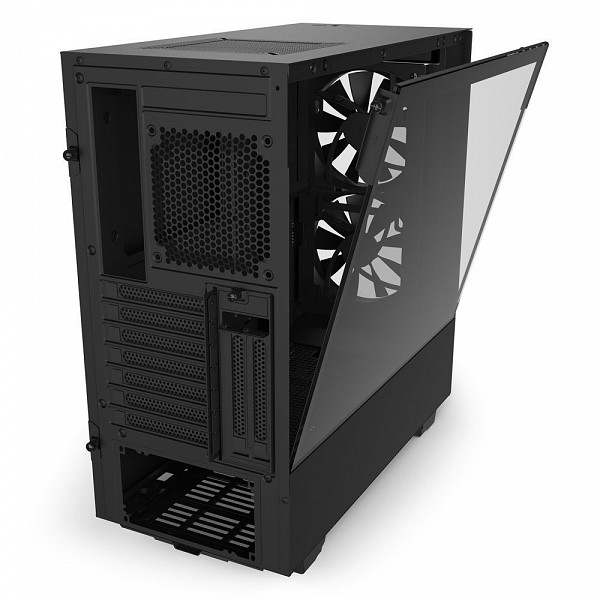 Gabinete Gamer NZXT H510 ELite, Mid Tower, Com 2 Fans, Vidro Temperado, Black, S-Fonte, CA-H510E-B1