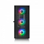 Gabinete Gamer Thermaltake H570 TG ARGB, Mid Tower, Vidro Temperado, Black, E-ATX, Sem Fonte, Com 4 Fans, CA-1T9-00M1WN-00