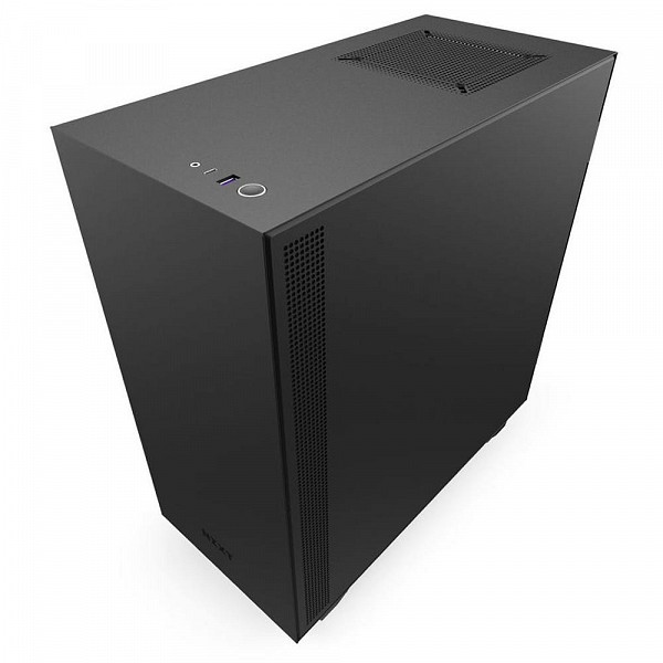 Gabinete Gamer NZXT H510, Mid Tower, com FAN, Lateral em Vidro - CA-H510B-B1
