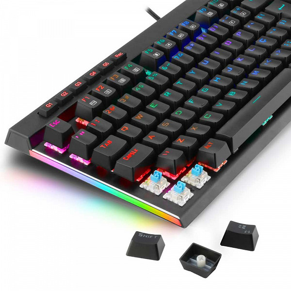 Teclado Gamer Redragon Vata Pro K580 Rgb Abnt2 Blue Switch