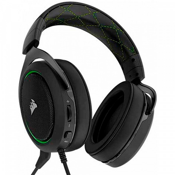 Headset Gamer Corsair HS50 Stereo Green CA-9011171-NA