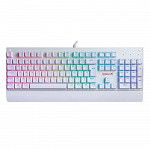 Teclado Mecânico Gamer Redragon Kala Lunar White K557W, RGB, Switch Blue, ABNT2